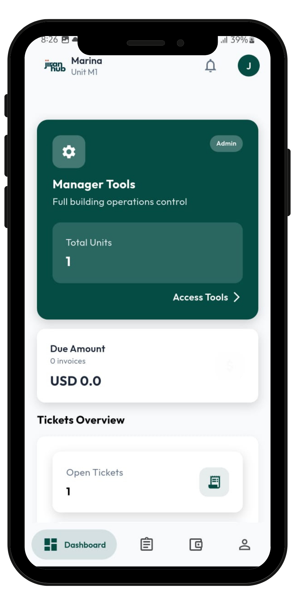JiranHub Dashboard